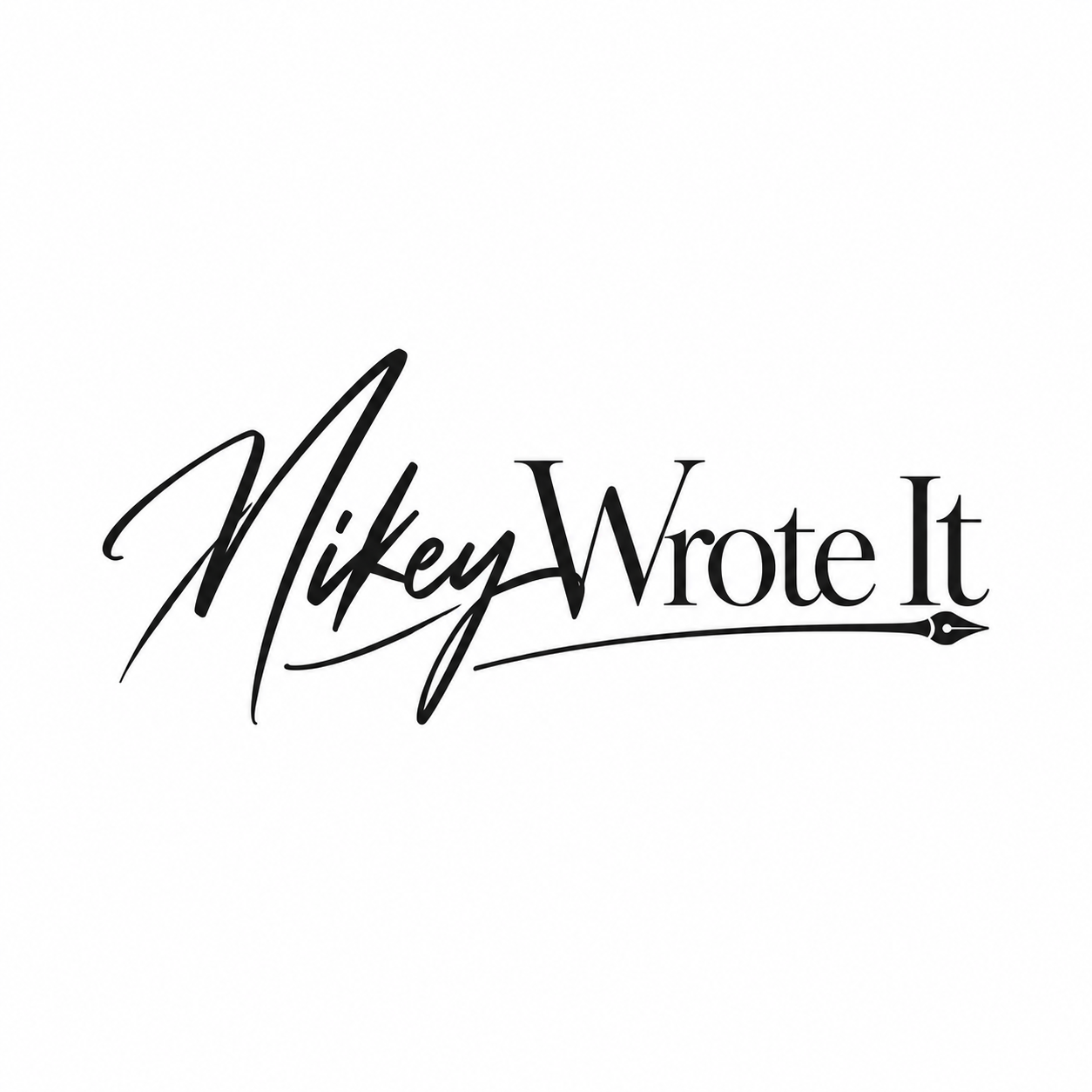 Mikey Wrote It logo